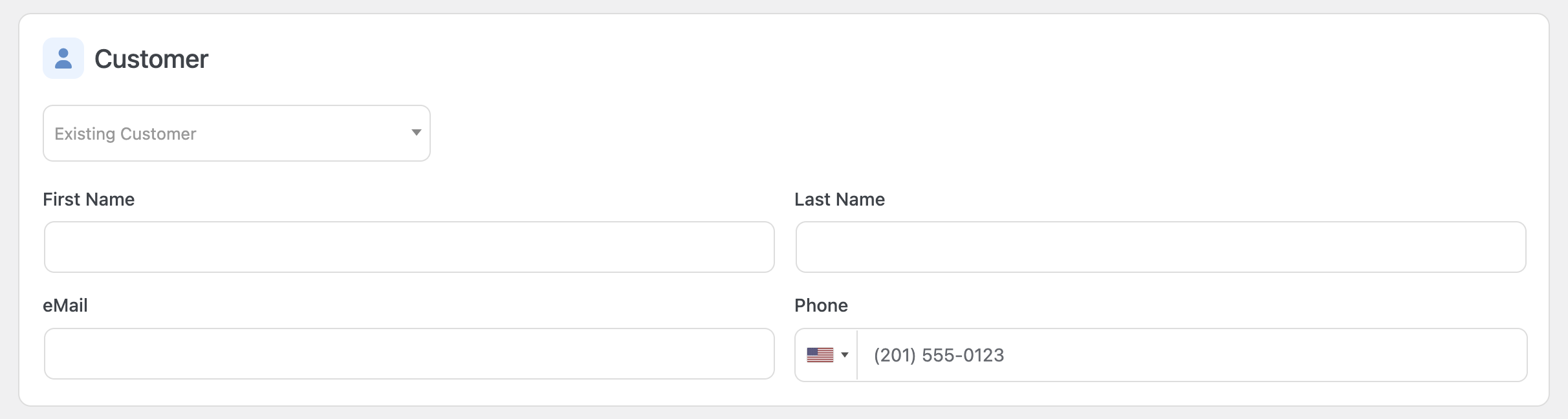 “Quote customer info