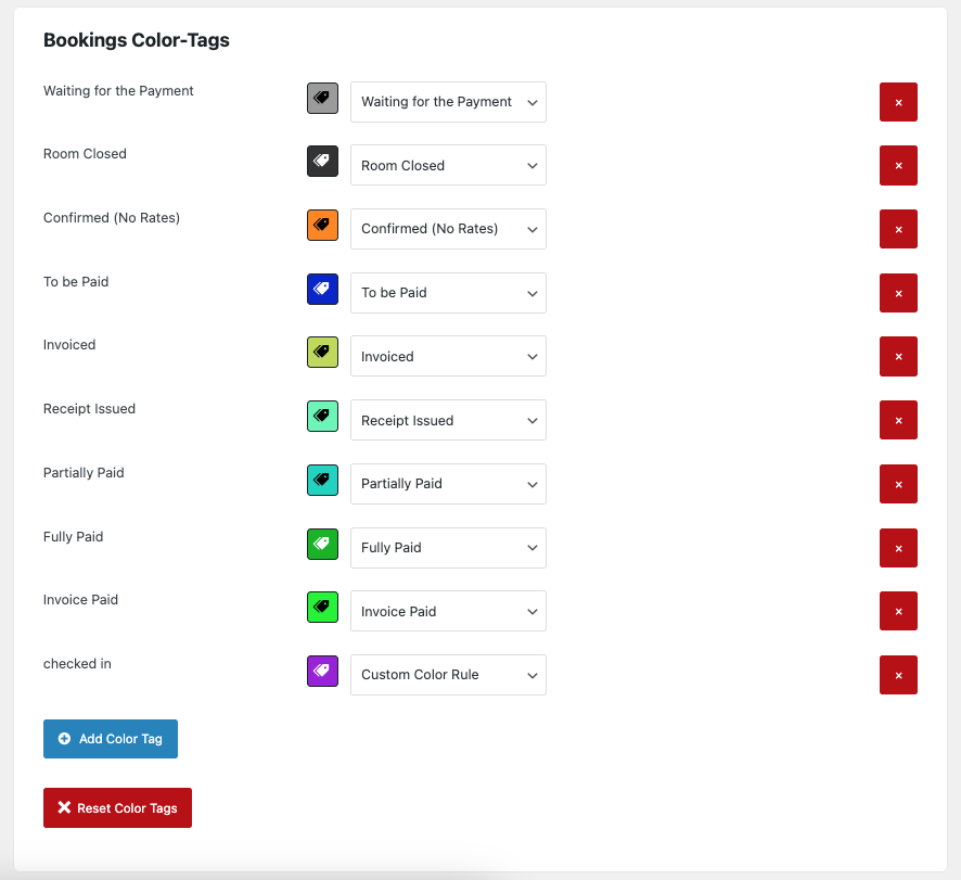Vik Booking - Booking Colors 1