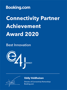 Connectivity partner achievement award 2020 vinto da e4jConnect.com