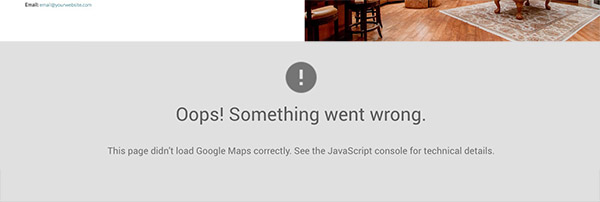 Google Maps API Key problem