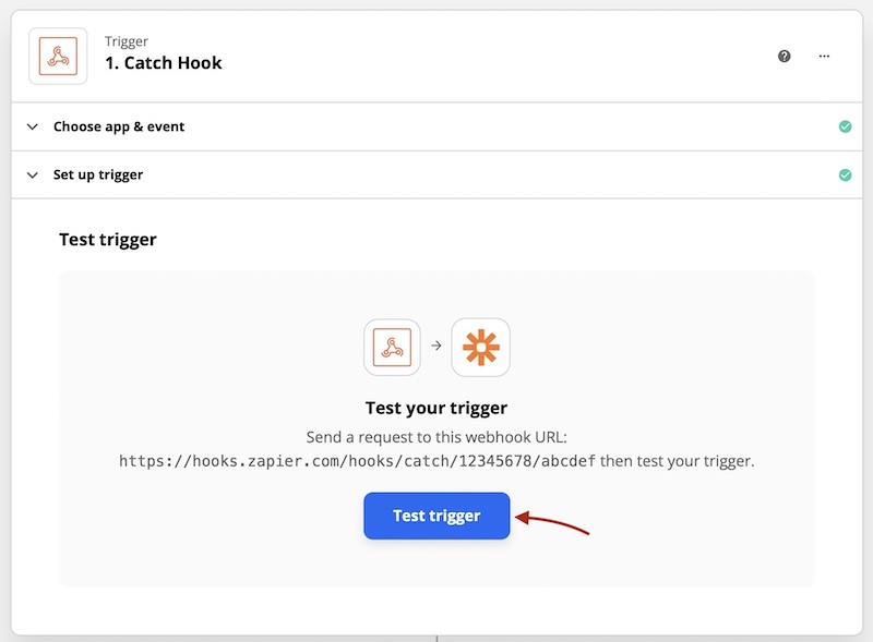 Zapier - Test Trigger