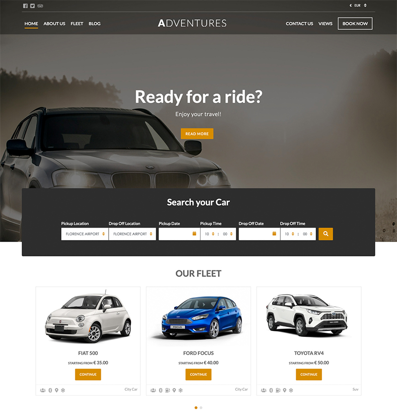 Adventures Theme Orange Version