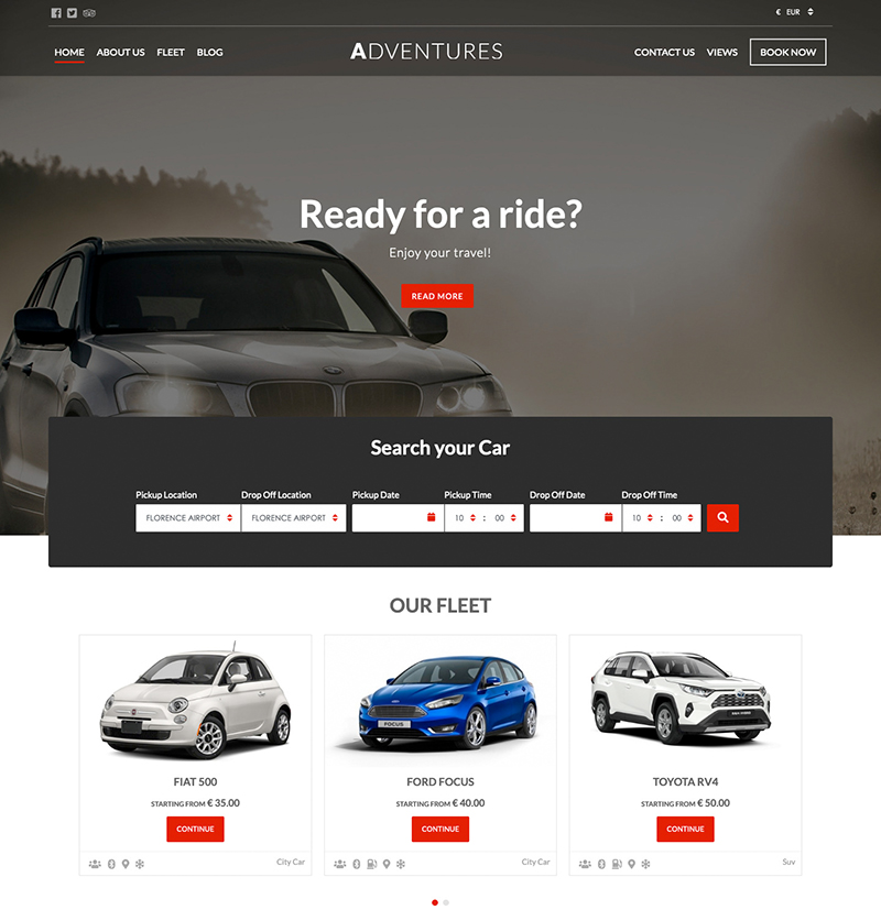 Adventures Theme Red Version