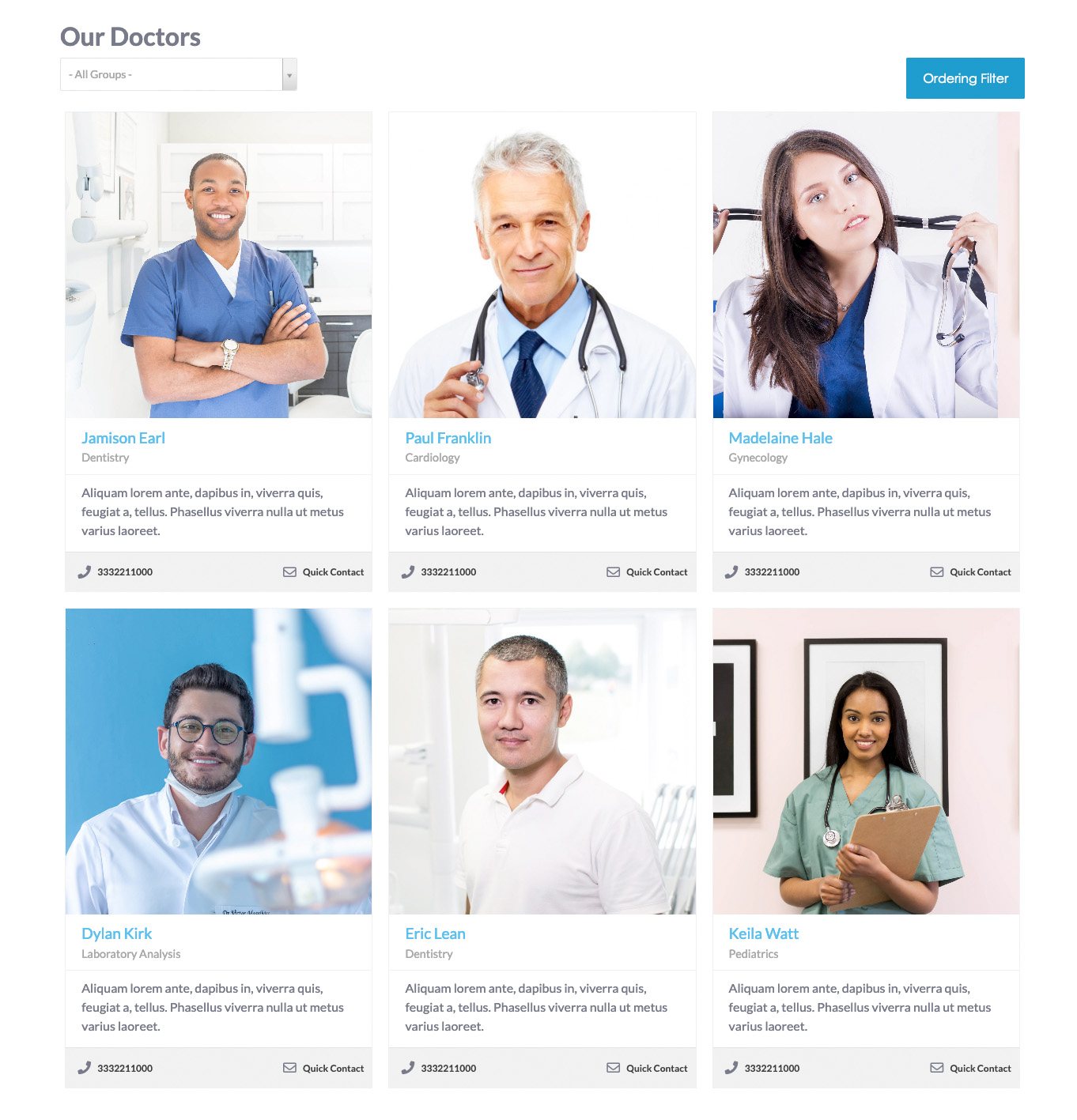 MediCenter Theme - VikAppointments Employees