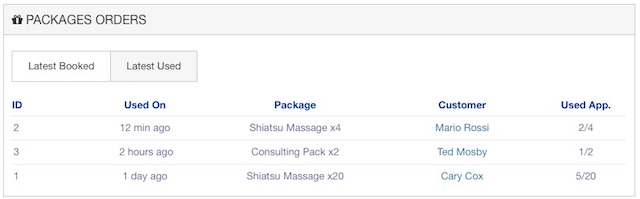 Vik Appointments - packages orders
